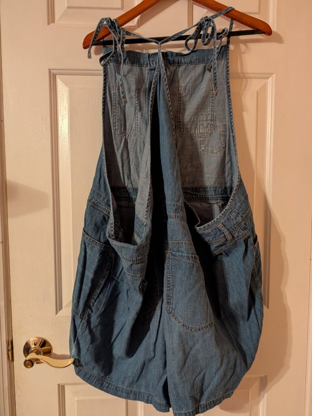 Torrid 5" Light Weight Denim Short Overalls ~ 22 NWT - Picture 2 of 3